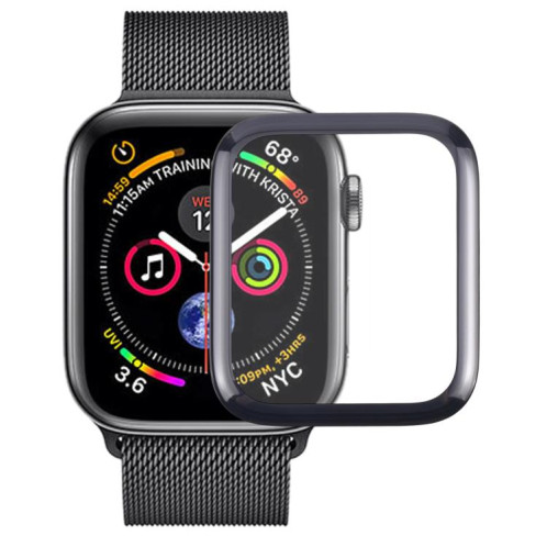 Pour Apple Watch Series 4/5/6 42 mm, écran avant en verre saphir avec lentille extérieure en verre avec OCA SH0277421-05