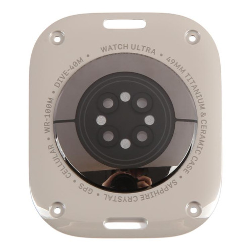 Coque arrière en céramique d'origine (blanche) pour Apple Watch Ultra 3 49 mm SH445W1869-07