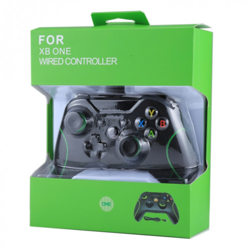 Gamepad de contrôleur de jeu d'USB câblé pour la console XBOX ONE / PC / ordinateur portable, longueur de câble: environ 2.1m SG00051692-09