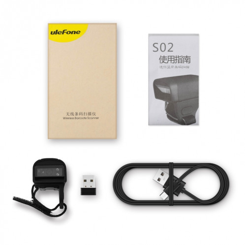 Ulefone uScan RS1 Mini Scanner Annulaire Sans Fil Bluetooth (Noir) SU009B1872-09