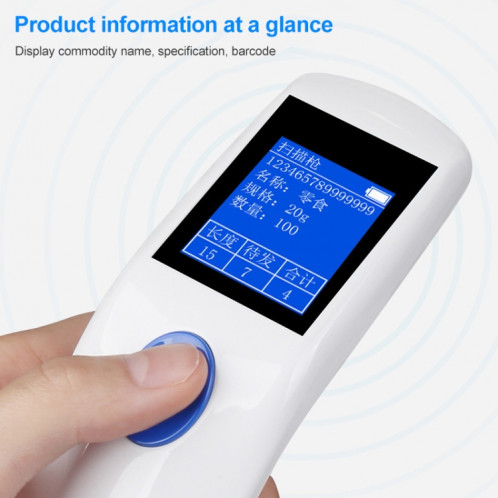 NEWSCAN NS1103T Collecteur de scanner de codes-barres sans fil haute vitesse unidimensionnel et bidimensionnel SN001115-08