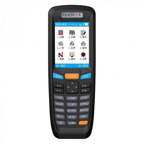 NEWSCAN NS6606H Collecteur de scanner de codes-barres sans fil à lumière rouge unidimensionnel SN001729-08