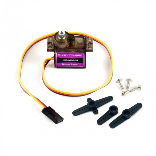 Micro servo Waveshare MG90S, engrenage métallique SW98691698-05