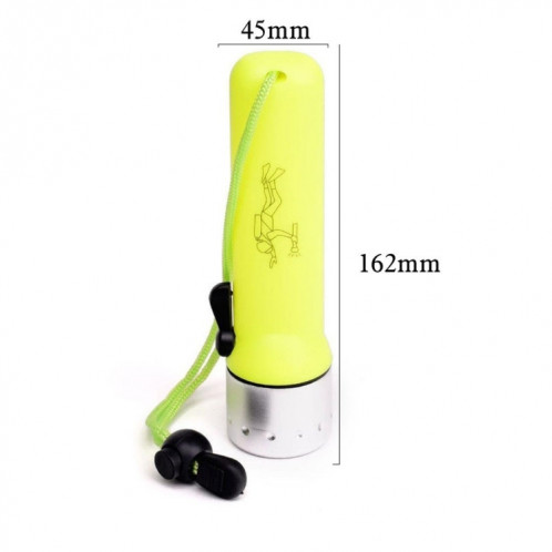 YWXLight étanche plongée sous-marine LED lampe de poche torche réglable plongée travail pêche lampe de chasse SY6408119-08