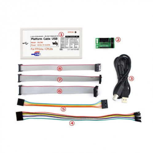 Câble de plate-forme USB, programmeur et débogueur pour appareils Xilinx SW1095590-03