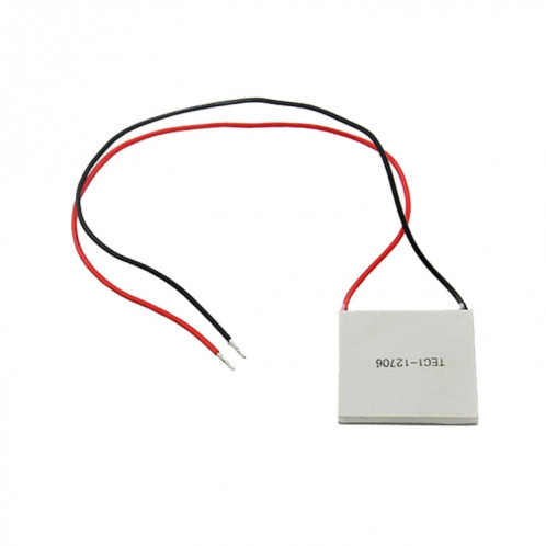 LDTR-WG0227 TEC1-12706 Module de plaque de réfrigération Peltier pour refroidisseur thermoélectrique 40x40mm, 12V 60W SH002W1617-04