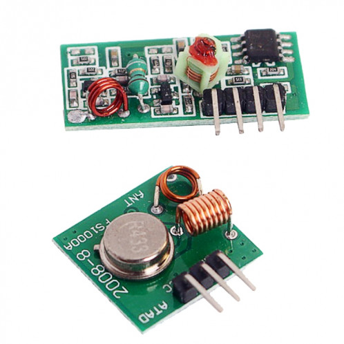 LDTR-WG0241 Émetteur sans fil DIY 433 MHz + module de réception super régénération (vert) SH469G1365-04