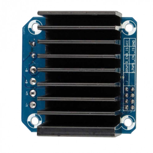 LDTR-WG0247 H-Bridge PWM Semiconductor Double BTS7960B DC 43A Pilote de moteur pas à pas (bleu) SH987L831-04