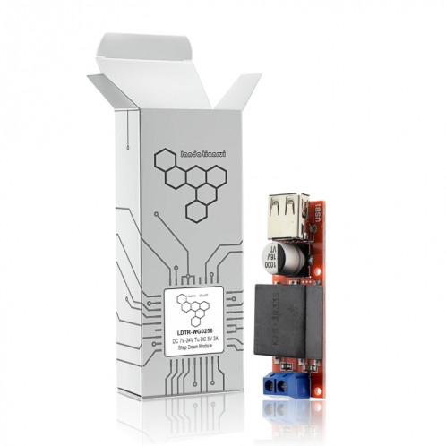 Module abaisseur de convertisseur de sortie USB LDTR-WG0256 DC 7V-24V à DC 5V 3A SH82651415-05
