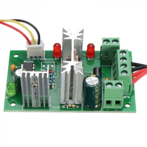 LDTR-WG0266 DC 6-30V 200W 16KHz PWM régulateur de vitesse de moteur régulateur de commande réversible interrupteur avant / arrière (vert) SH408G423-09