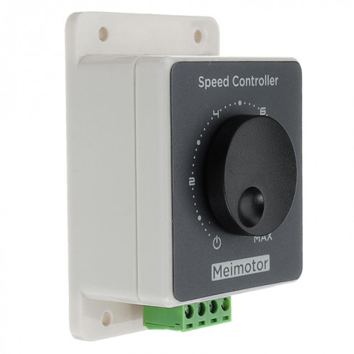 LDTR-WG0267 DC 12V 24V 36V 48V PWM DC 10A Contrôleur de vitesse de moteur haute puissance avec boîtier (blanc) SH429W1256-06