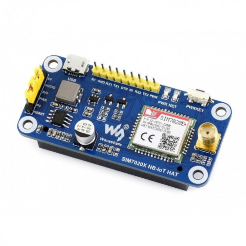 Waveshare NB-IoT HAT pour Raspberry Pi, pour l'Europe, l'Asie, l'Afrique, l'Australie SW4830812-06