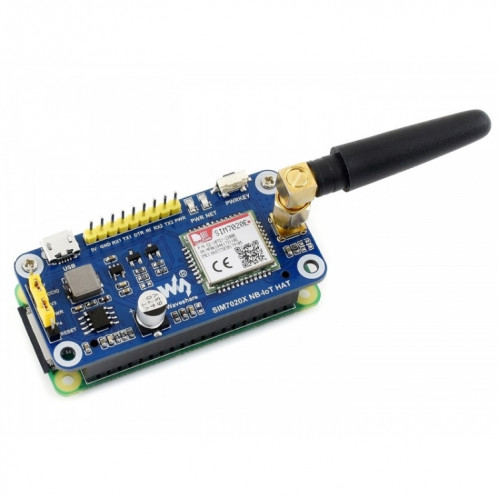 Waveshare NB-IoT HAT pour Raspberry Pi, pour l'Europe, l'Asie, l'Afrique, l'Australie SW4830812-06