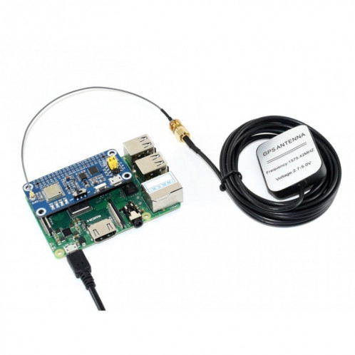 Waveshare L76X Multi-GNSS HAT pour Raspberry Pi, GPS, BDS, QZSS SW7389603-09