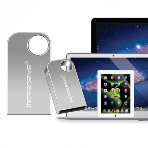 MicroDrive 8 Go USB 2.0 Mini disque U semi-circulaire en métal SM01201866-010