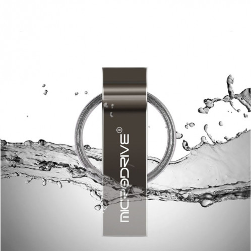 MicroDrive 8 Go USB 2.0 Porte-clés Métal U Disk (Gris) SM301H800-010