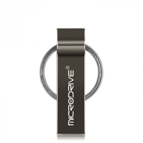 MicroDrive 64 Go USB 2.0 Metal Keychain U Disk (Noir) SM275B1183-010