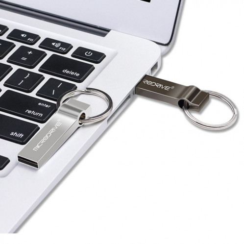 MicroDrive 64 Go USB 2.0 Metal Keychain U Disk (Noir) SM275B1183-010