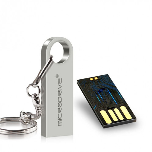MicroDrive 64 Go USB 2.0 disque métallique étanche haute vitesse U (rose) SM406F1539-08