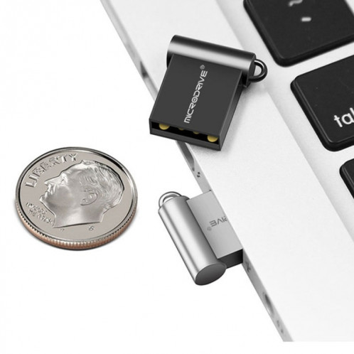 MicroDrive 8 Go USB 2.0 en métal mini-lecteurs flash USB disque U (or) SM701J596-07