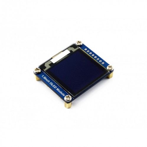 Module d'affichage OLED général de 1,5 pouces 128x128 Waveshare, interface SPI / I2C SW01021371-06