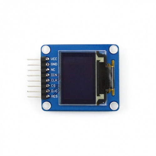 Waveshare 0,95 pouces RVB OLED (A), interface SPI, tête d'épingle horizontale incurvée SW05011274-06