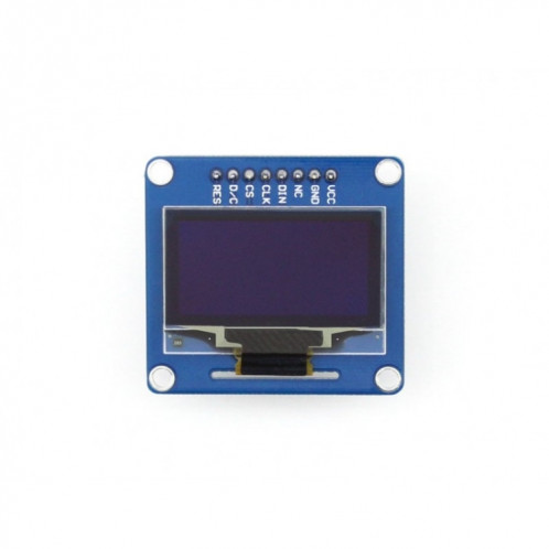 Waveshare 1,3 pouces 128 * 64 OLED, interfaces SPI / I2C, tête d'épingle verticale droite SW7161571-06