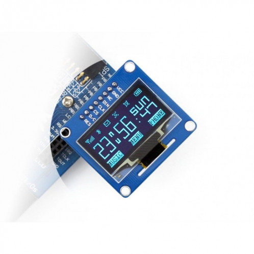 Waveshare 1,3 pouces 128 * 64 OLED, interfaces SPI / I2C, tête d'épingle verticale droite SW7161571-06
