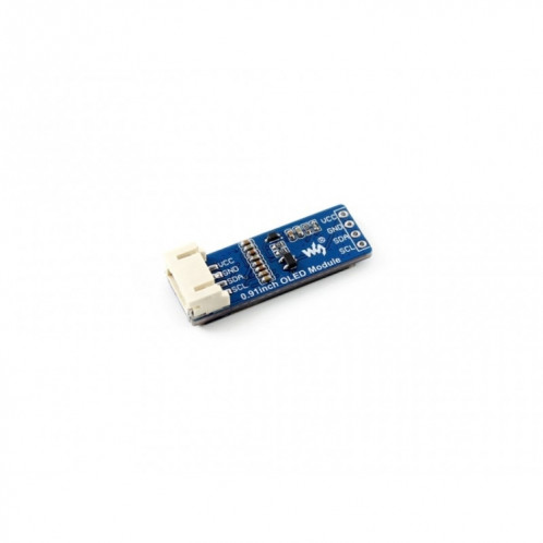 Module d'affichage OLED Waveshare 0,91 pouces, 128x32 pixels, interface I2C SW7936274-06
