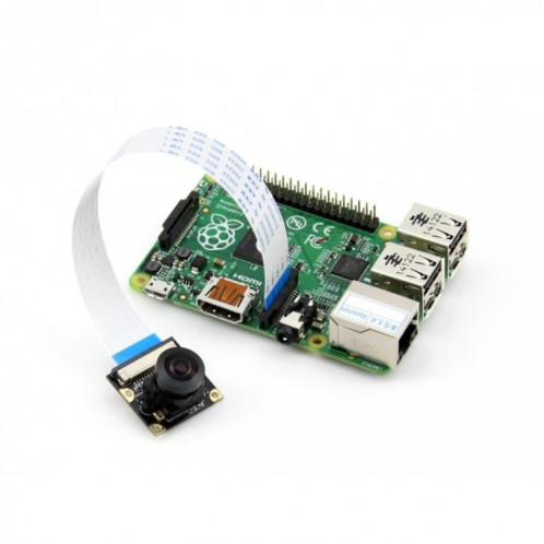 Module de caméra Waveshare RPi (G), objectif Fisheye à grand champ de vision SW69011173-04