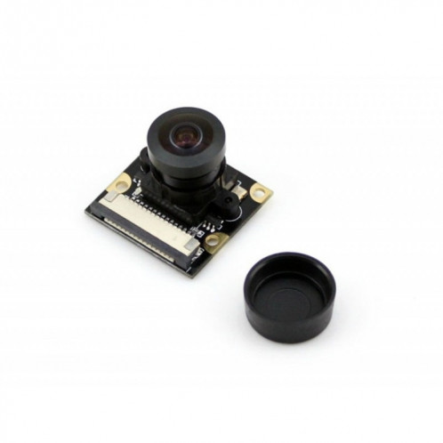 Module de caméra Waveshare RPi (H), objectif Fisheye, prend en charge la vision nocturne SW7391567-04