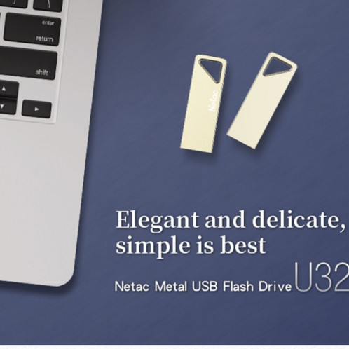 Netac U326 32 Go USB 2.0 Disque U compact et portable en alliage de zinc SN4484738-06