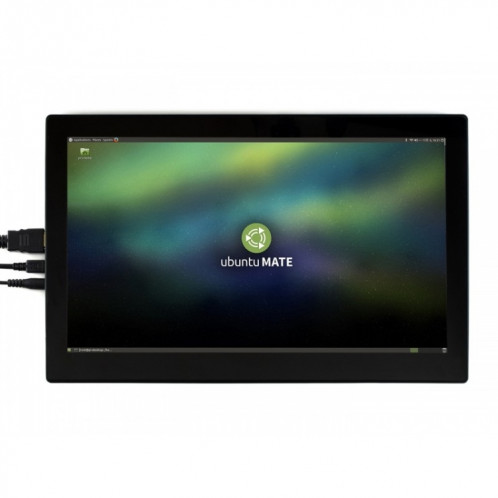 Waveshare 13,3 pouces IPS 1920x1080 écran tactile capacitif LCD avec couvercle en verre trempé, prend en charge plusieurs mini-PC, systèmes multiples SW99871625-09