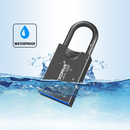 STICKDRIVE 16GB USB 3.0 High Speed Creative Love Lock Metal U Disk (Silver Grey) SS39SH1201-010