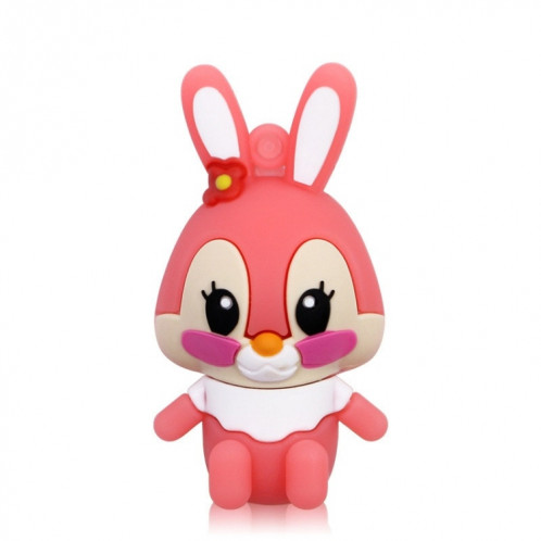 MicroDrive 4GB USB 2.0 Creative Cute Rabbit U Disk (Rose) SM921F1899-011