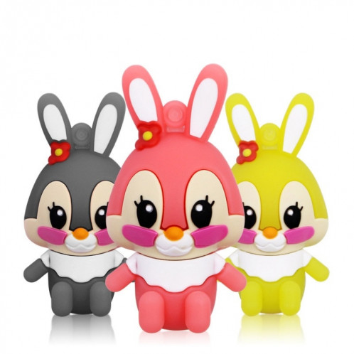 MicroDrive 4GB USB 2.0 Creative Cute Rabbit U Disk (Gris) SM921H675-011