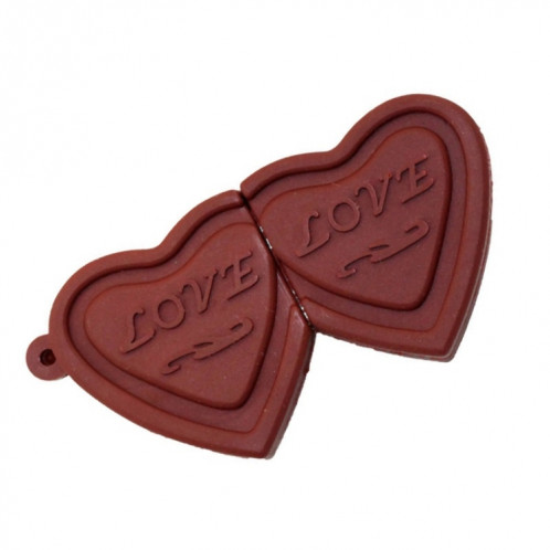 MicroDrive 64 Go USB 2.0 Creative Heart Chocolate U Disk SM4559690-04