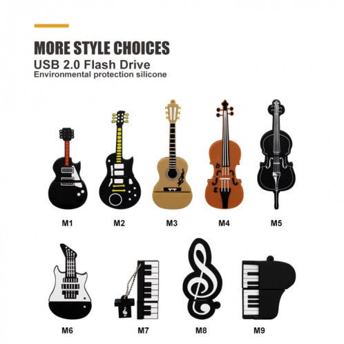 MicroDrive 8GB USB 2.0 Guitar U Disk SM2437585-09