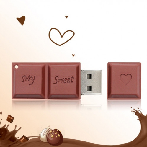 MicroDrive 64 Go USB 2.0 Creative Chocolate U Disk SM62081478-06