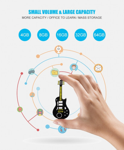 MicroDrive 64 Go USB 2.0 Guitar U Disk SM3919953-010