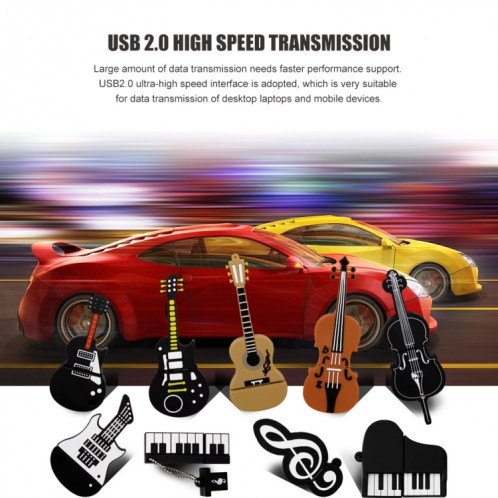 MicroDrive 64 Go USB 2.0 Guitar U Disk SM3919953-010