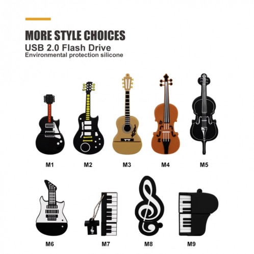 MicroDrive 16 Go USB 2.0 Guitar U Disk SM4712241-010