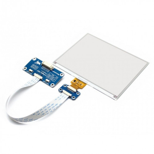 Waveshare 5,83 pouces 600x448 Pixel Rouge Noir Blanc Écran E-Ink tricolore HAT (B) pour Raspberry Pi, Interface SPI SW07751076-04