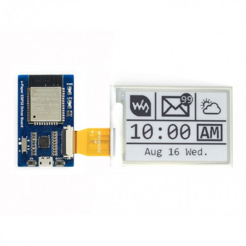 Waveshare Universal e-Paper Raw Panel Driver Board, ESP32 WiFi / Bluetooth Wireless SW9679544-07
