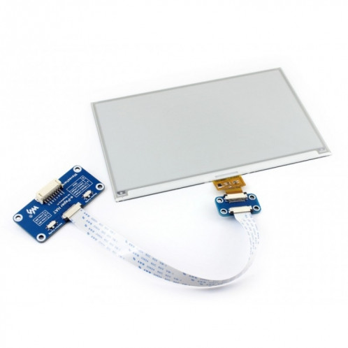 Waveshare 7,5 pouces 800x400 Pixel E-Ink Display HAT pour Raspberry Pi SW01111430-04
