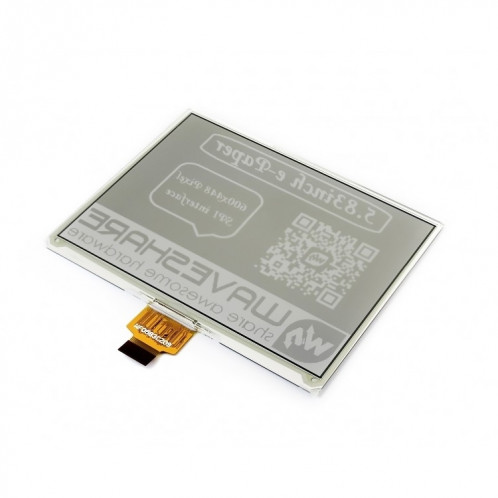 Écran brut Waveshare 600x448, 5,83 pouces E-Ink SH21351409-04