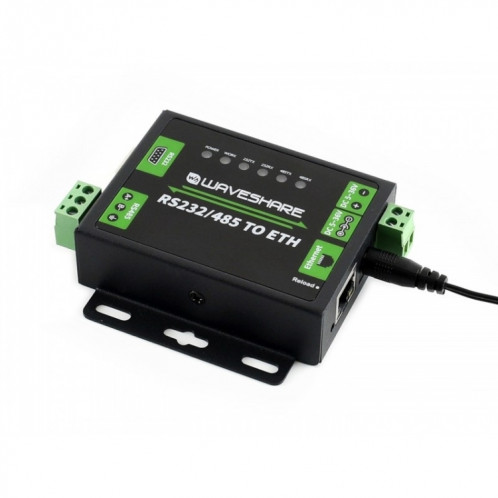 Convertisseur industriel RS232 / RS485 vers Ethernet Waveshare, prise américaine SW7060669-06