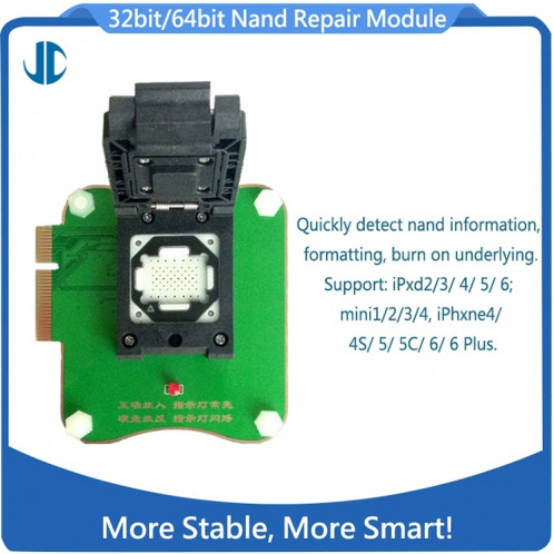 JC NRS-3264 32BIT / 64BIT Nand Repair Socket pour iPad SJ19821755-03