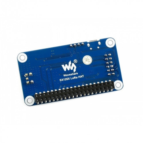 Bande de fréquence Waveshare SX1262 LoRa HAT 868 MHz pour Raspberry Pi, applicable pour l'Europe / Asie / Afrique SW3811789-04