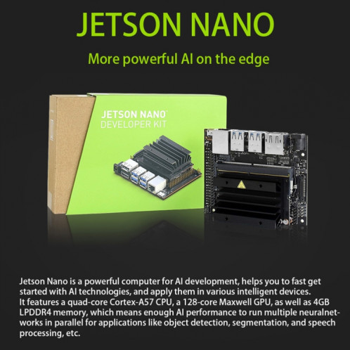 Accessoires du kit Waveshare JetBot AI, modules complémentaires pour Jetson Nano pour construire JetBot SH4094971-013